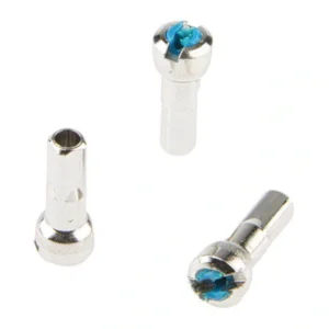 Spaaknippel met ronde kop Alpina 14G/15.0mm/4/Fg 2.3 ABS/messing - zilver (144 stuks)