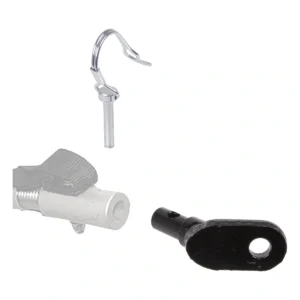 Aanhangwagen snelkoppeling M-Wave voor bevestiging aan de achteras