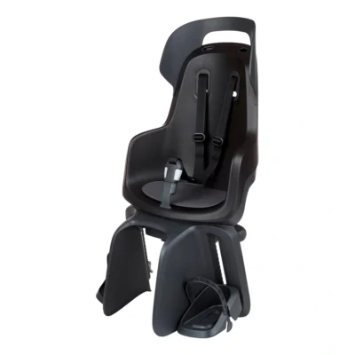 Kinderzitje achter Bobike Go Maxi RS - dragerbevestiging (CFS) - slaapstand - urban black