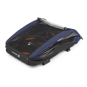 Kindertrailer zonder wandelkit Polisport - grijs/blauw