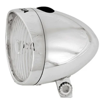 Koplamp Axa Classic op batterijen - zilver (op kaart)