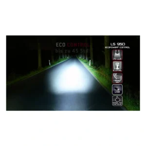 Koplamp Trelock LS950 Control Ion - 70 Lux - Incl. houder