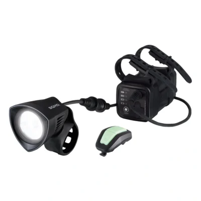 Koplamp Sigma Buster 2000 HL met helmhouder + accu en afstandbediening