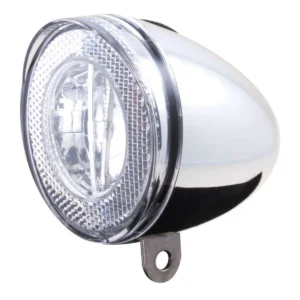 Koplamp Spanninga Swingo XDO LED met reflector en dynamo-aansluiting - chroom