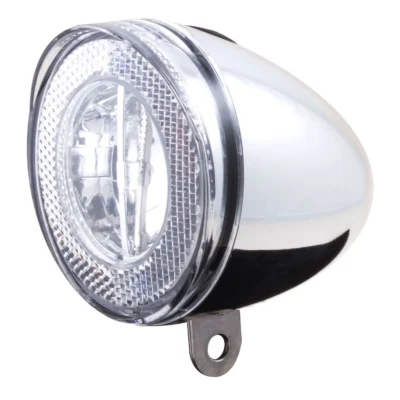Koplamp Spanninga Swingo XB LED met reflector incl. batterijen - chroom