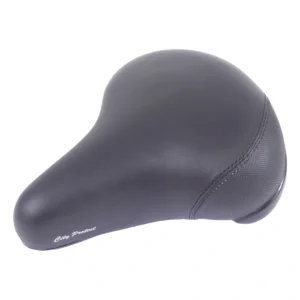 Zadel Edge City Protect met hoekbescherming - Zwart