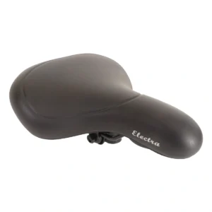 Zadel E-bike Edge Electra met handgreep en opbergruimte voor de Apple Air Tag - Zwart