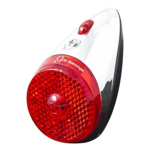 Achterlicht Spanninga Retro nr.9 XDS dynamo - chroom/zwart