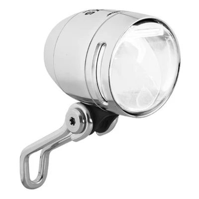Koplamp Busch und Müller Lumotec IQ-XS T Senso voor naafdynamo - 70 Lux - zilver