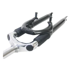 Verende voorvork 24" met 1" vorkbuis - V-brake remnokken - zwart / zilver