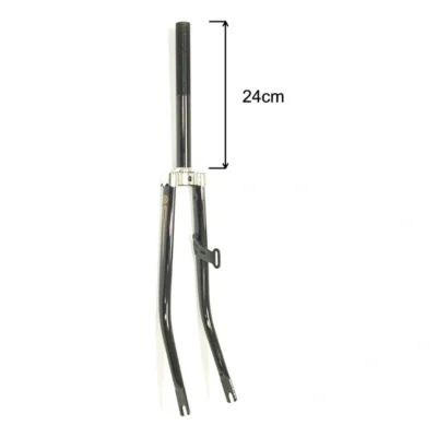 Voorvork 26" met 1" vorkbuis en dynamohaak - glanzend zwart