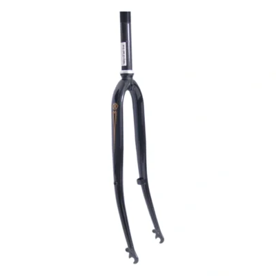 Voorvork 28" met 1" vorkbuis - trommelremnok - glanzend zwart