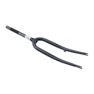Voorvork 28" met 1 1/8" vorkbuis - trommelremnok - glanzend zwart