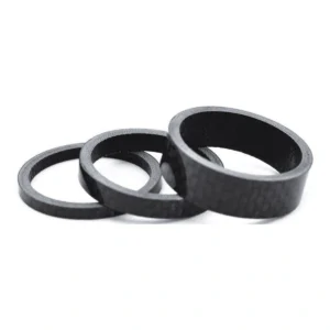Balhoofd spacerset 1-1/8" (ø28.6) 3-delig 3/5/10mm Carbon