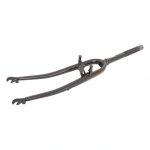 Voorvork hybride 28" met 1 1/8" vorkbuis - V-brake remnok en dynamohaak - zwart