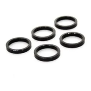 Ahead spacer 1-1/8" 5 mm - zwart (5 stuks)