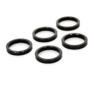 Ahead spacer 1-1/8" 5 mm - zwart (5 stuks)