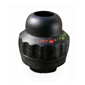 Balhoofdset 1/1-8" Post Moderne OT-905 met stuurslot - zwart