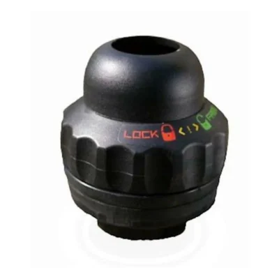 Balhoofdset 1/1-8" Post Moderne OT-905 met stuurslot - zwart