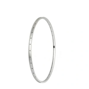 Velg Primax E STR19 26" 559 x 19C - 36 gaats - spaak 14 / Frans ventiel - zilver met remrand