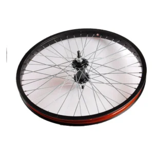 Achterwiel 20 x 1.75" aluminium Freestyle 48 spaaks - zwart