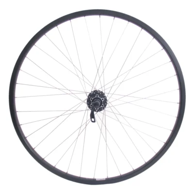 Achterwiel 28/29" / 622x19C Ryde Andra 30 velg met Shimano FH-M525 8/9/10 speed naaf voor 6 bouts remschijf - zwart