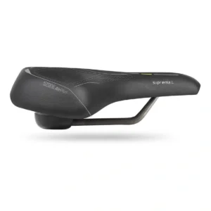 Zadel Selle Bassano Suprema 5zone EL Dames met elastomere demping - Zwart