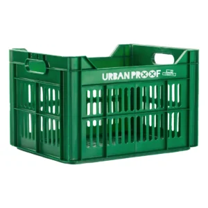 Gerecyclede fietskrat Urban Proof 30 liter - legergroen