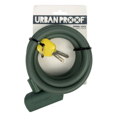 Spiraalslot Urban Proof Ø12mm x 150cm - mat groen