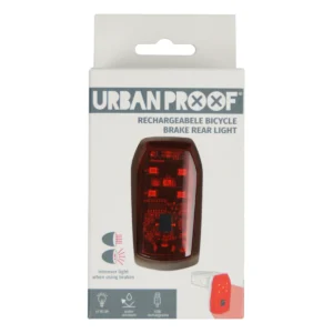Achterlicht met remfunctie LED Urban Proof - USB oplaadbaar