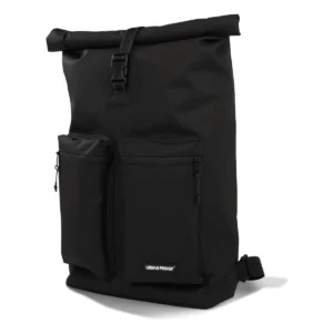 Gerecyclede shopper fietstas Urban Proof Rolltop Backpack 20 liter 34 x 13 x 46 cm - zwart