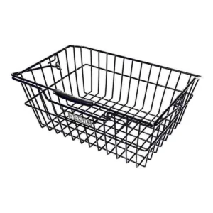 Fietsmand Basil Cairo Luxe 41 x 32 x 17 cm met dragerbevestiging - zwart