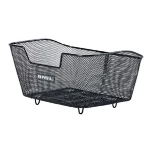 Fietsmand Basil Base M met WSL-systeem 30 x 42 x 21 cm - zwart