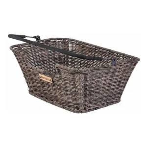 Fietsmand Basil Capri Rattan Look 42 x 32 x 20 cm - nature brown