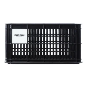Gerecyclede fietskrat Basil Crate S 17.5 liter 29 x 39 x 20 cm - black