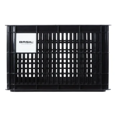 Gerecyclede fietskrat Basil Crate M 29.5 liter 35 x 45 x 25 cm - black