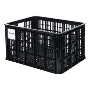Gerecyclede fietskrat Basil Crate L 40.0 liter 39 x 49 x 26 cm - black