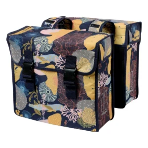 Dubbele fietstas Basil Mara XL Reef 35 liter 14 x 36 x 44 cm - nachtblauw
