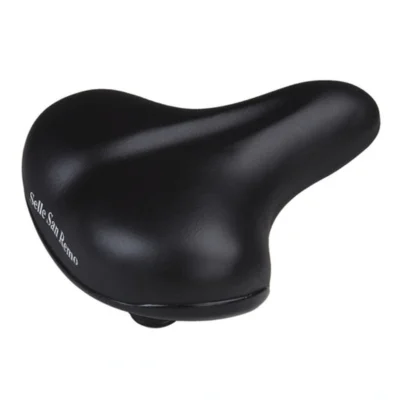 Zadel Selle San Remo Citybike met elastomeer vering en hoekbescherming