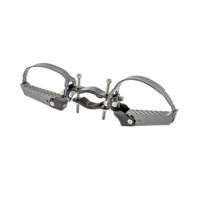 Voetsteunen Mirage met rubber riem inclusief framebuisklem