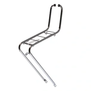 Voordrager retro 26/28" Steco met klapper en veer - chrome