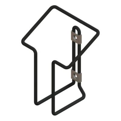 Laderhouder Steco - mat zwart