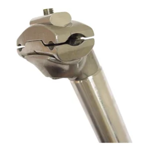 Zadelpen ATB Edge - ø27,2 / 350 mm - aluminium - Zilver