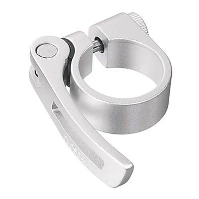 Zadelpenklem Ergotec SCQ-080 ø28.6 aluminium met snelspanner - zilver