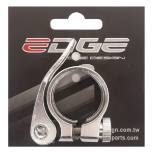 Zadelpenklem Edge ø34.9 aluminium met snelspanner - zilver