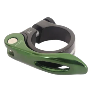 Zadelpenklem Ergotec SCQ-0100 ø31,8 aluminium met snelspanner - zwart/groen