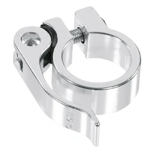 Zadelpenklem Ergotec SCQ-030 ø34,9 aluminium met snelspanner - zilver