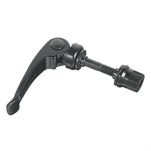 Aluminium zadelpen snelspanhendel Ergotec M6 x 50 mm - zwart