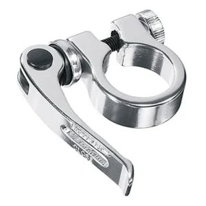 Zadelpenklem Ergotec SCQ-050 ø34.9 met snelspanner - zilver