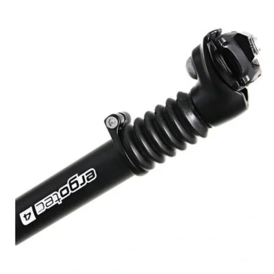 Zadelpen verend Ergotec Cushy-ST - ø27,2 / 350 mm - Zwart